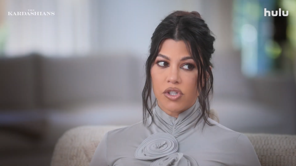 Kourtney Kardashian appears on the The Kardashians Season 5 trailer.