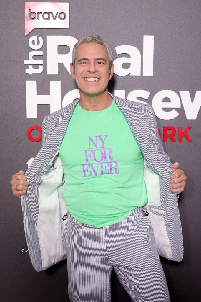 Andy Cohen shows off