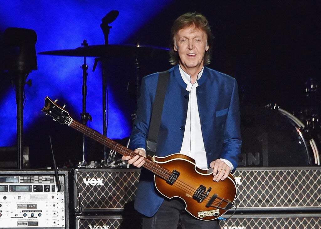 Paul McCartney performs in concert at MetLife Stadium on August 7, 2016 in East Rutherford, New Jersey. 